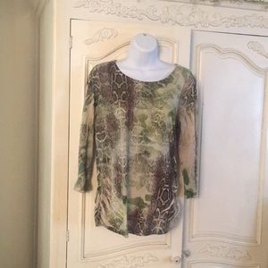 3/4 sleeve green watercolor 🐲